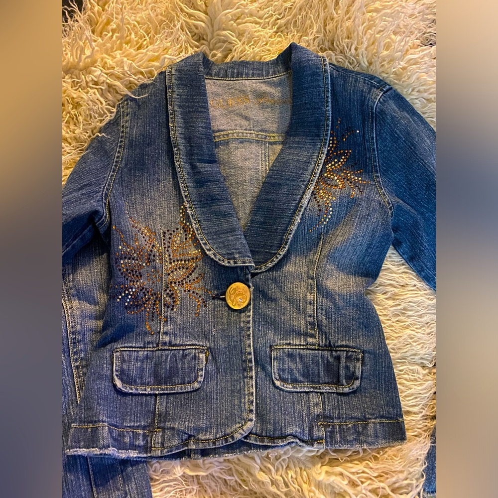 Vintage guess girls jean jacket
